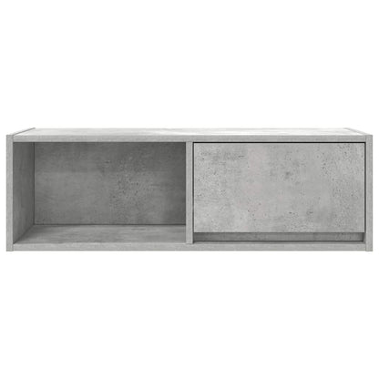 Tv-meubels 2 st 80x31x25,5 cm bewerkt hout betongrijs