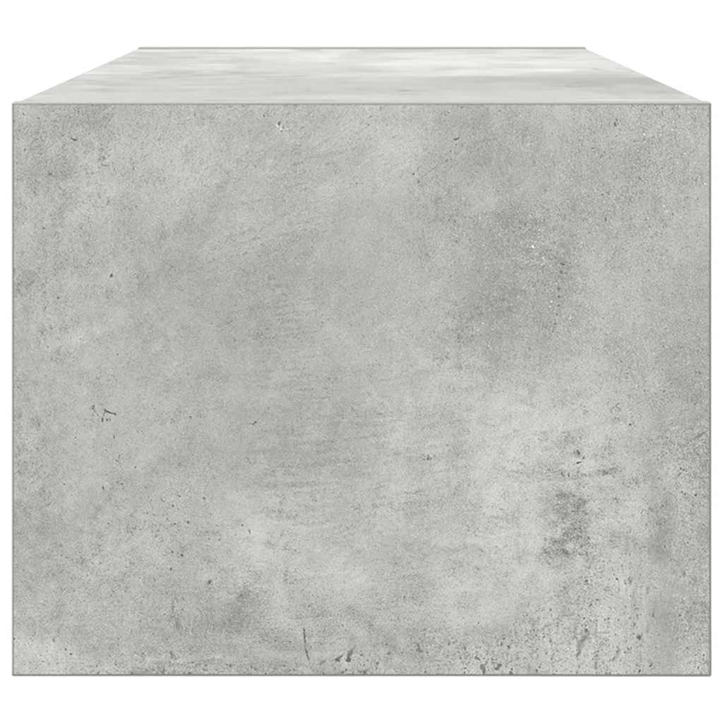 Tv-meubels 2 st 80x31x25,5 cm bewerkt hout betongrijs
