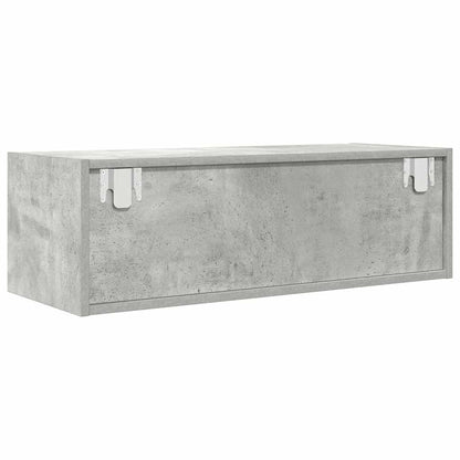 Tv-meubels 2 st 80x31x25,5 cm bewerkt hout betongrijs