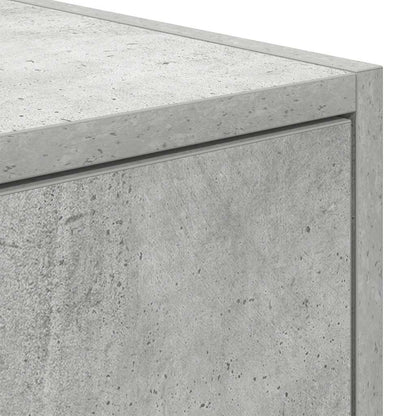 Tv-meubels 2 st 80x31x25,5 cm bewerkt hout betongrijs