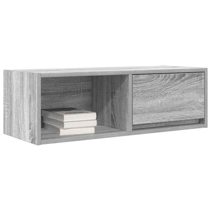 Tv-meubelen 2 st 80x31x25,5 cm bewerkt hout grijs sonoma eiken