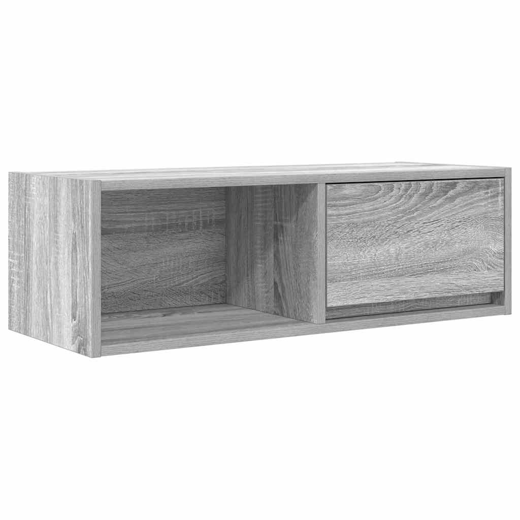 Tv-meubelen 2 st 80x31x25,5 cm bewerkt hout grijs sonoma eiken