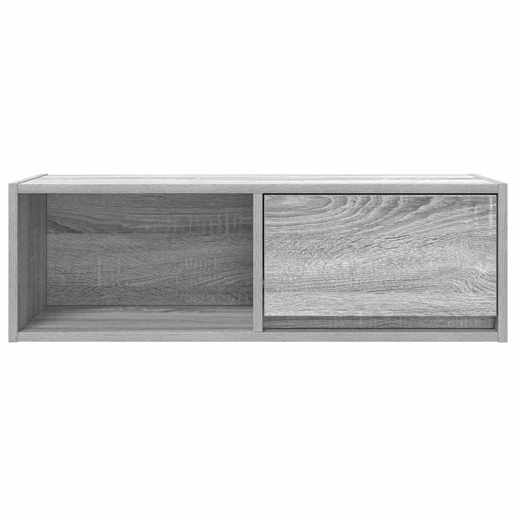Tv-meubelen 2 st 80x31x25,5 cm bewerkt hout grijs sonoma eiken