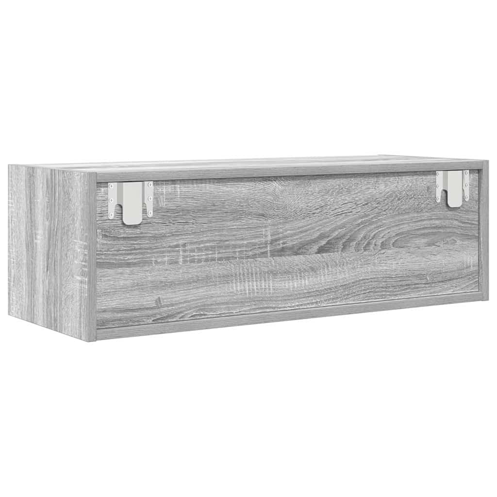 Tv-meubelen 2 st 80x31x25,5 cm bewerkt hout grijs sonoma eiken