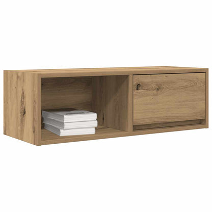 Tv-meubelen 2 st 80x31x25,5 cm bewerkt hout artisanaal eiken