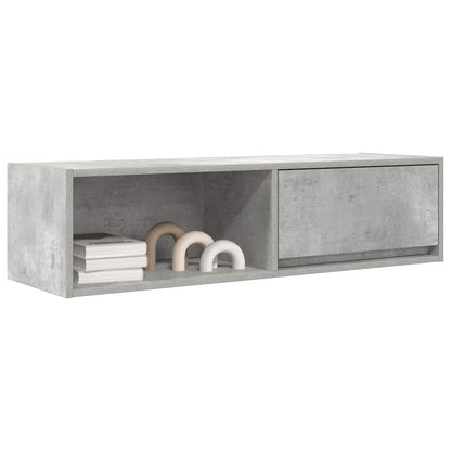 Tv-meubelen 2 st 100x31x25,5 cm bewerkt hout betongrijs
