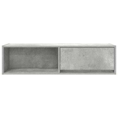 Tv-meubelen 2 st 100x31x25,5 cm bewerkt hout betongrijs
