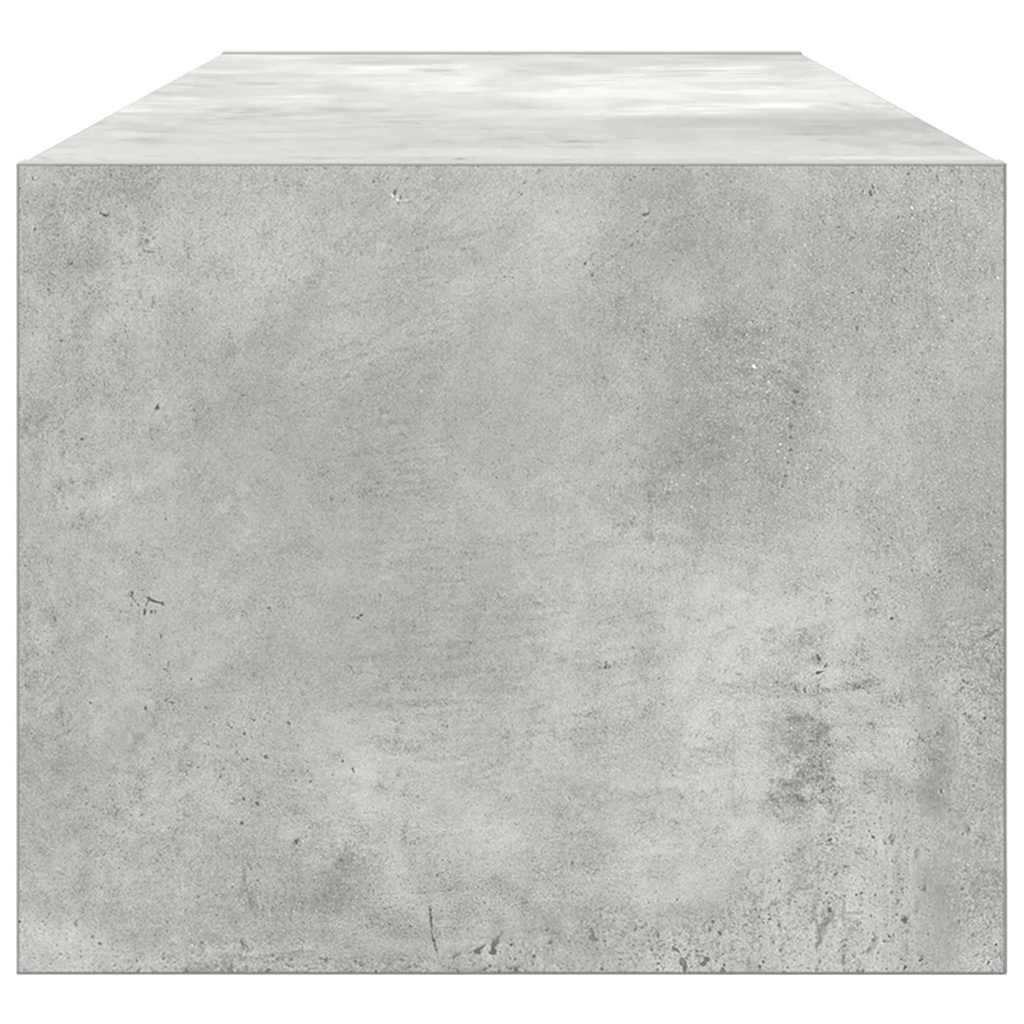 Tv-meubelen 2 st 100x31x25,5 cm bewerkt hout betongrijs