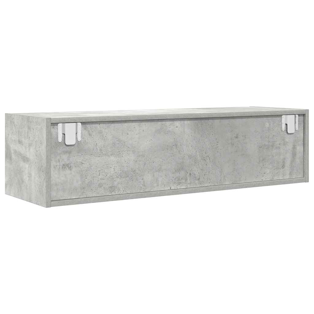Tv-meubelen 2 st 100x31x25,5 cm bewerkt hout betongrijs