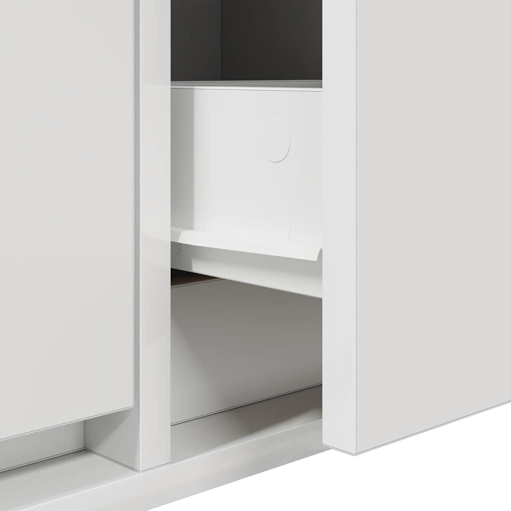 Tv-meubel 60x31x25,5 cm bewerkt hout wit