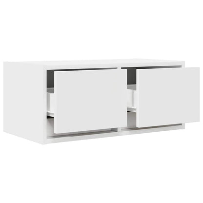 Tv-meubel 60x31x25,5 cm bewerkt hout wit