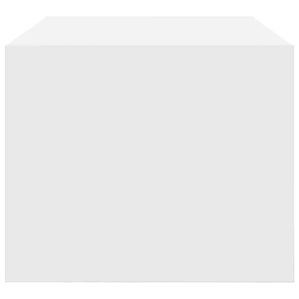 Tv-meubel 60x31x25,5 cm bewerkt hout wit