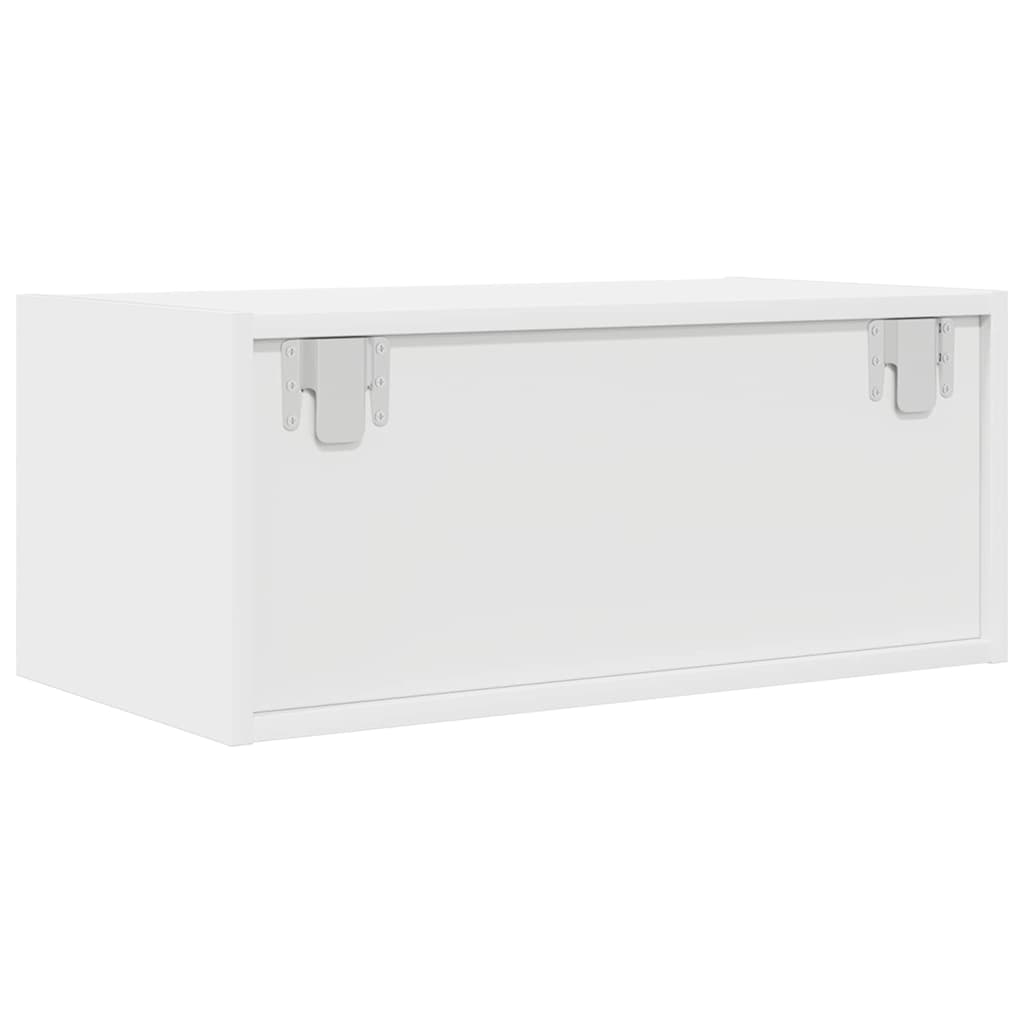 Tv-meubel 60x31x25,5 cm bewerkt hout wit