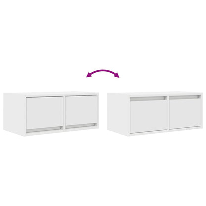 Tv-meubelen 2 st 60x31x25,5 cm bewerkt hout wit
