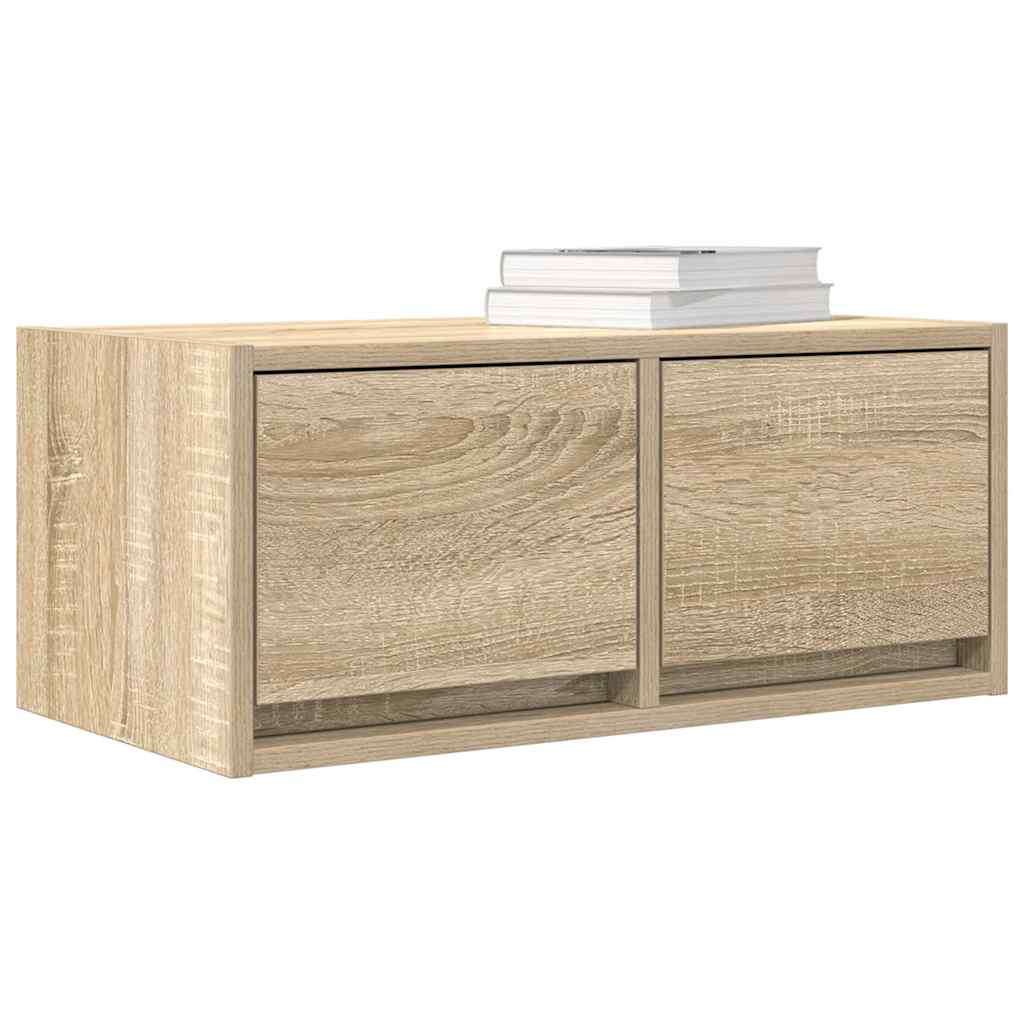 Tv-meubelen 2 st 60x31x25,5 cm bewerkt hout sonoma eikenkleurig