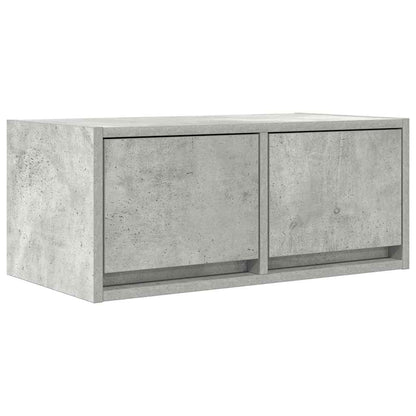 Tv-meubels 2 st 60x31x25,5 cm bewerkt hout betongrijs