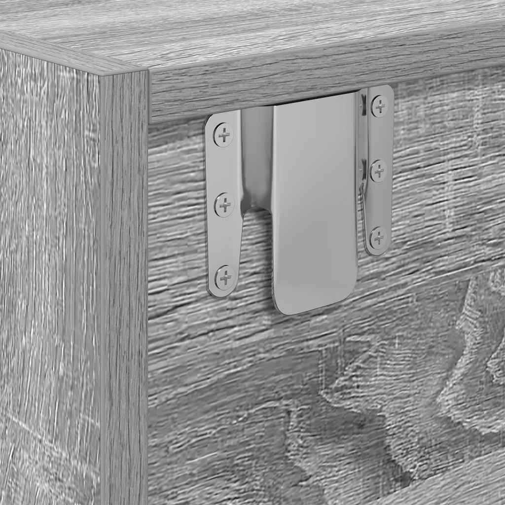 Tv-meubelen 2 st 60x31x25,5 cm bewerkt hout grijs sonoma eiken