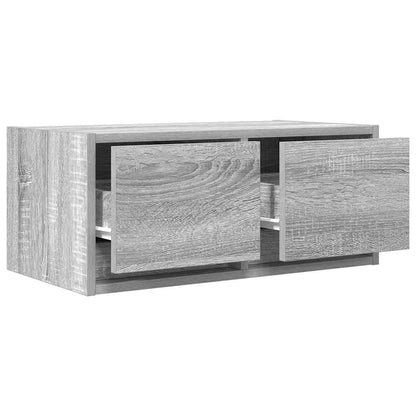 Tv-meubelen 2 st 60x31x25,5 cm bewerkt hout grijs sonoma eiken
