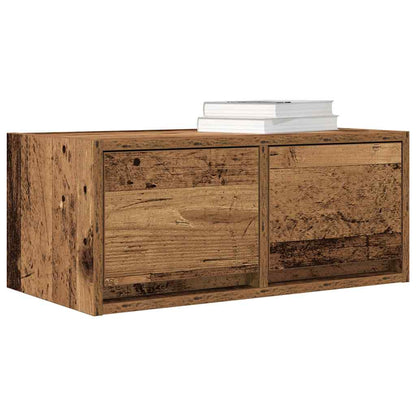 Tv-meubels 2 st 60x31x25,5 cm bewerkt hout oud houtkleurig