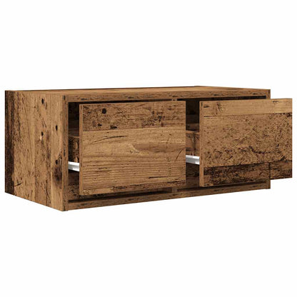 Tv-meubels 2 st 60x31x25,5 cm bewerkt hout oud houtkleurig