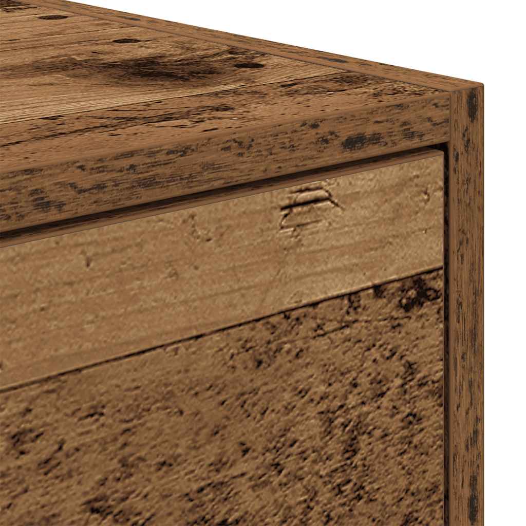 Tv-meubels 2 st 60x31x25,5 cm bewerkt hout oud houtkleurig