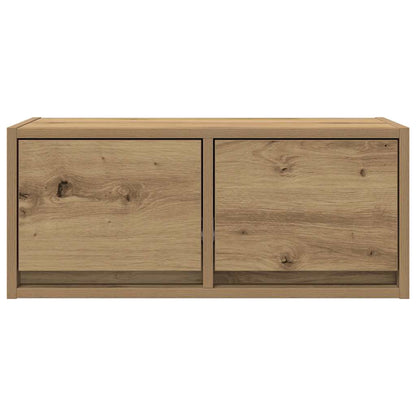 Tv-meubelen 2 st 60x31x25,5 cm bewerkt hout artisanaal eiken