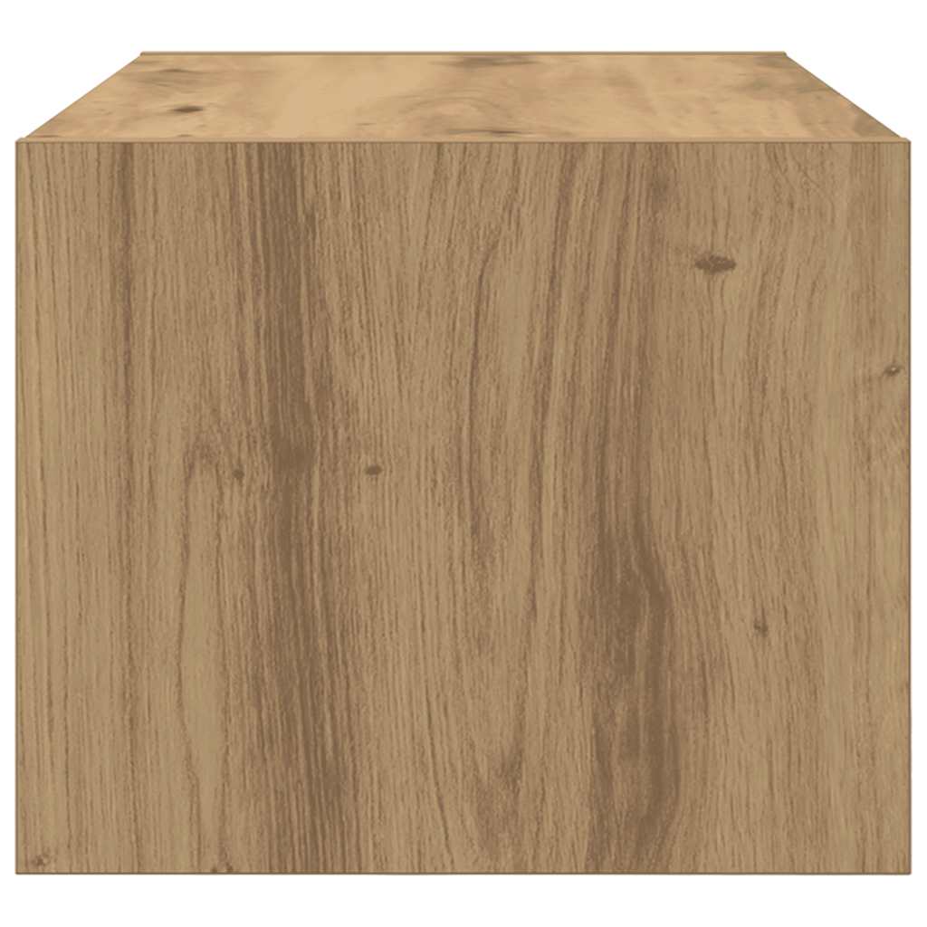 Tv-meubelen 2 st 60x31x25,5 cm bewerkt hout artisanaal eiken