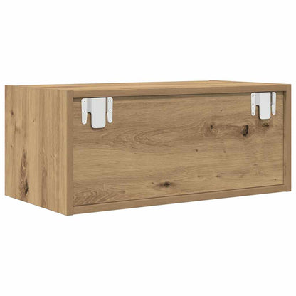Tv-meubelen 2 st 60x31x25,5 cm bewerkt hout artisanaal eiken