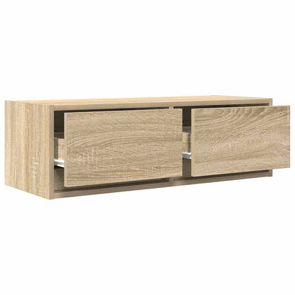 Tv-meubels 2 st 80x31x25,5 cm bewerkt hout sonoma eikenkleurig