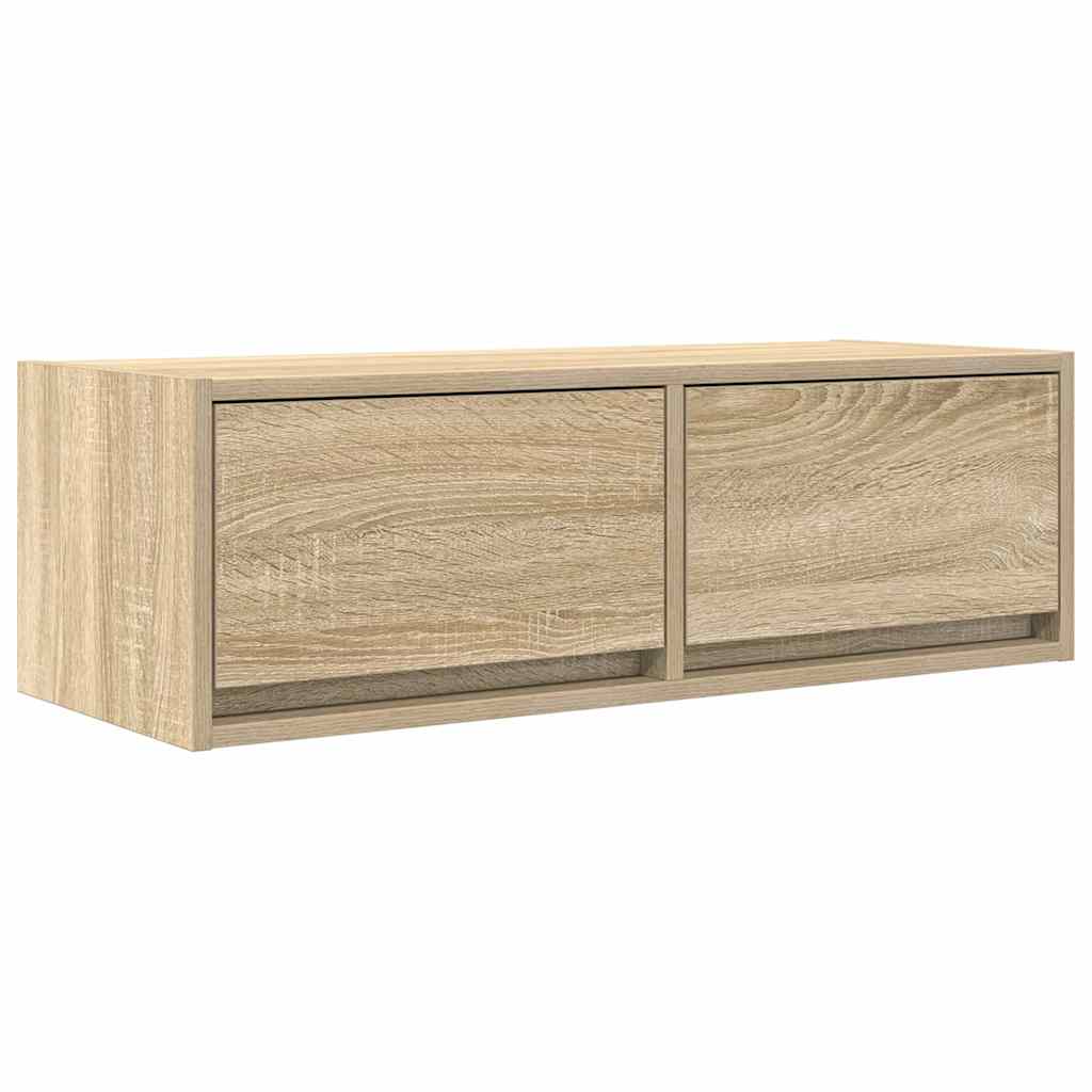 Tv-meubels 2 st 80x31x25,5 cm bewerkt hout sonoma eikenkleurig