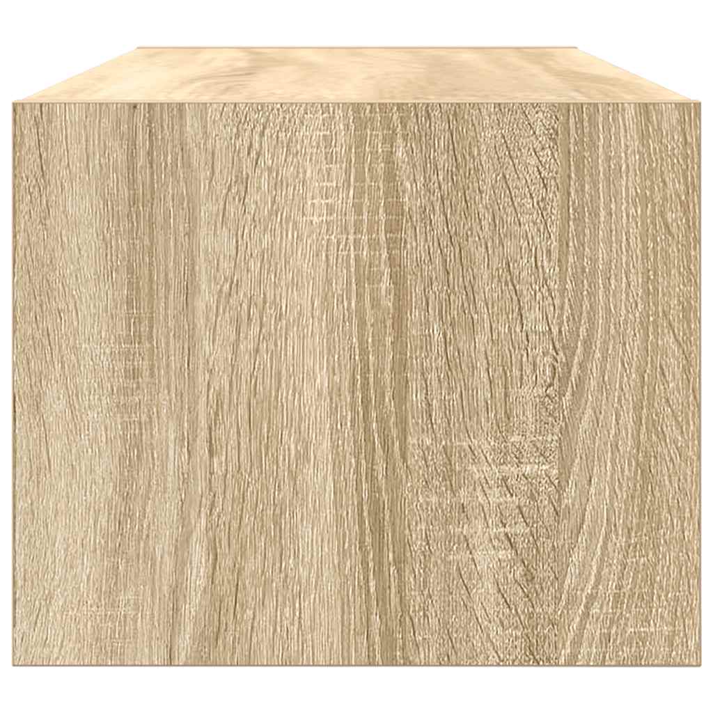 Tv-meubels 2 st 80x31x25,5 cm bewerkt hout sonoma eikenkleurig