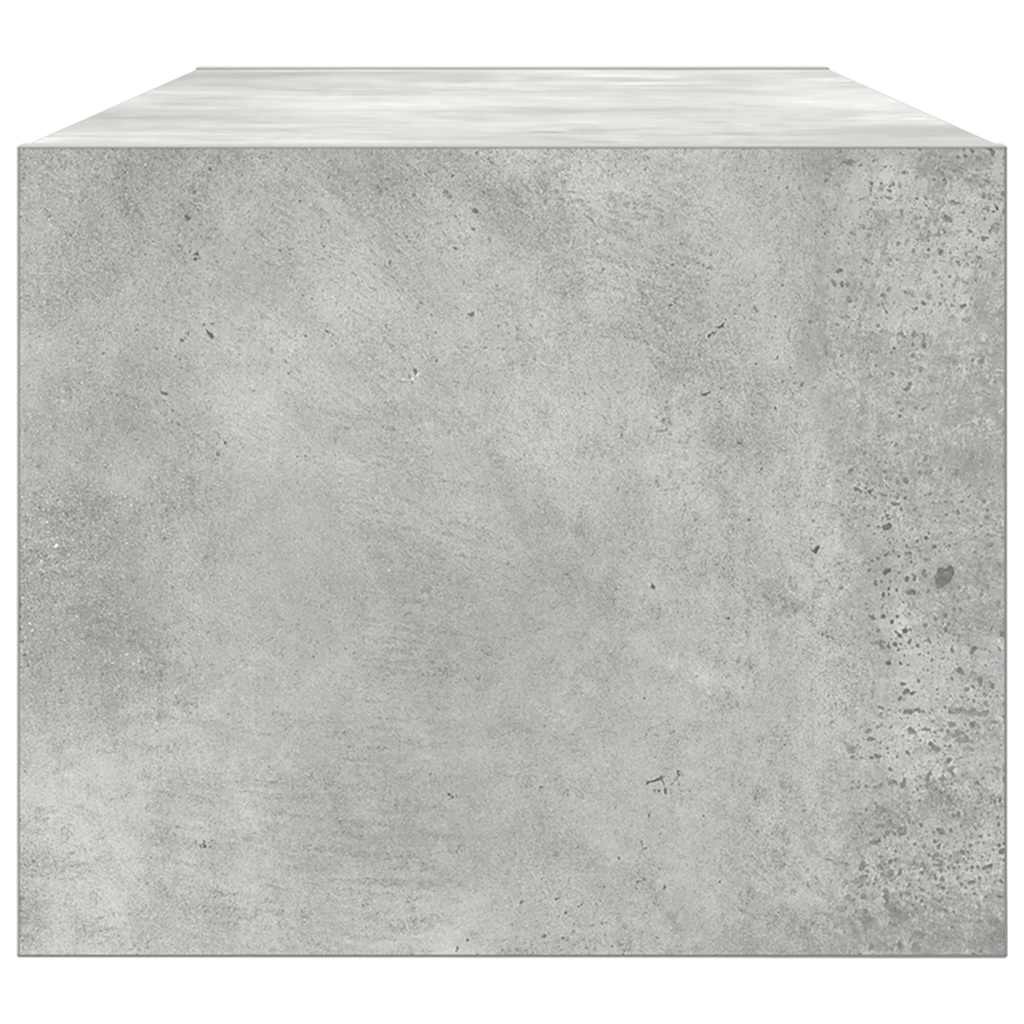 Tv-meubels 2 st 80x31x25,5 cm bewerkt hout betongrijs
