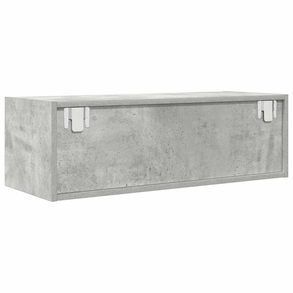 Tv-meubels 2 st 80x31x25,5 cm bewerkt hout betongrijs