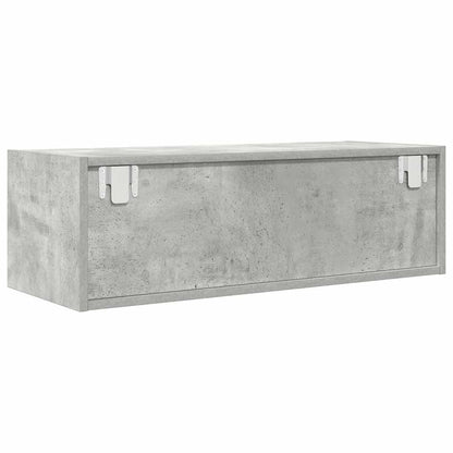 Tv-meubels 2 st 80x31x25,5 cm bewerkt hout betongrijs