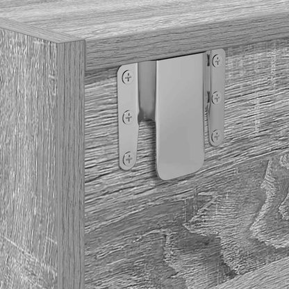 Tv-meubelen 2 st 80x31x25,5 cm bewerkt hout grijs sonoma eiken