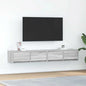 Tv-meubelen 2 st 80x31x25,5 cm bewerkt hout grijs sonoma eiken