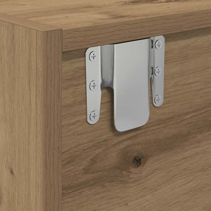 Tv-meubelen 2 st 80x31x25,5 cm bewerkt hout artisanaal eiken