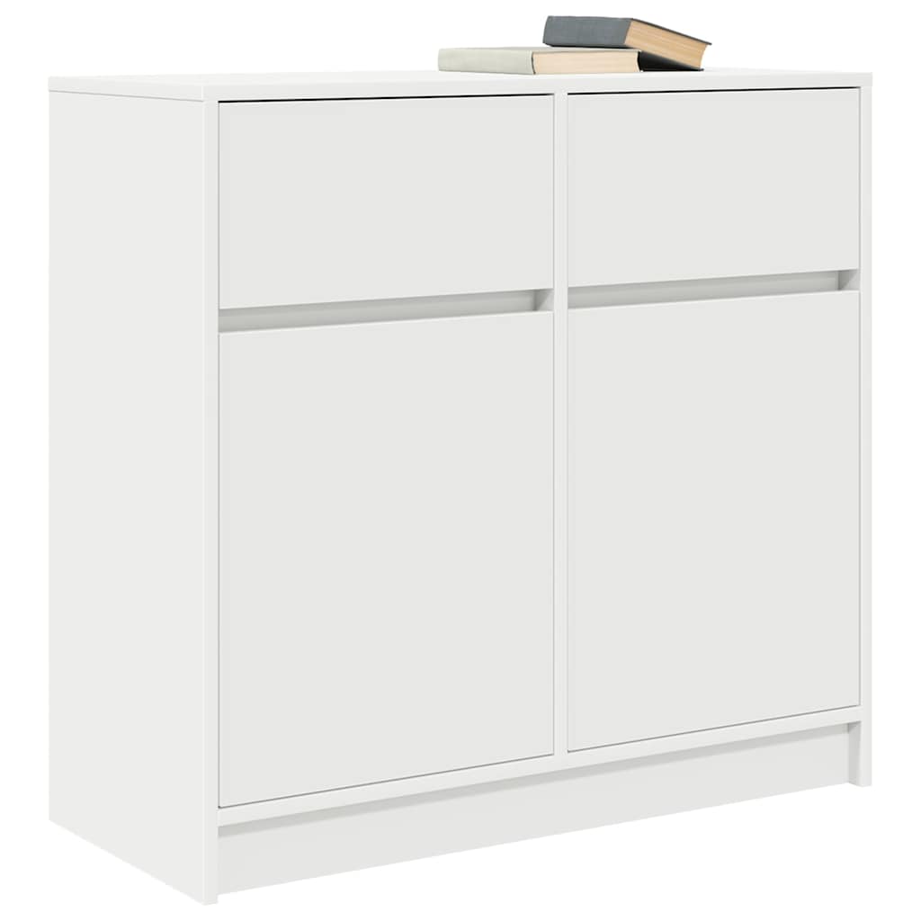 Dressoir met lade 80x34x76 cm spaanplaat wit