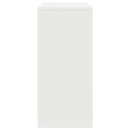 Dressoir met lade 80x34x76 cm spaanplaat wit