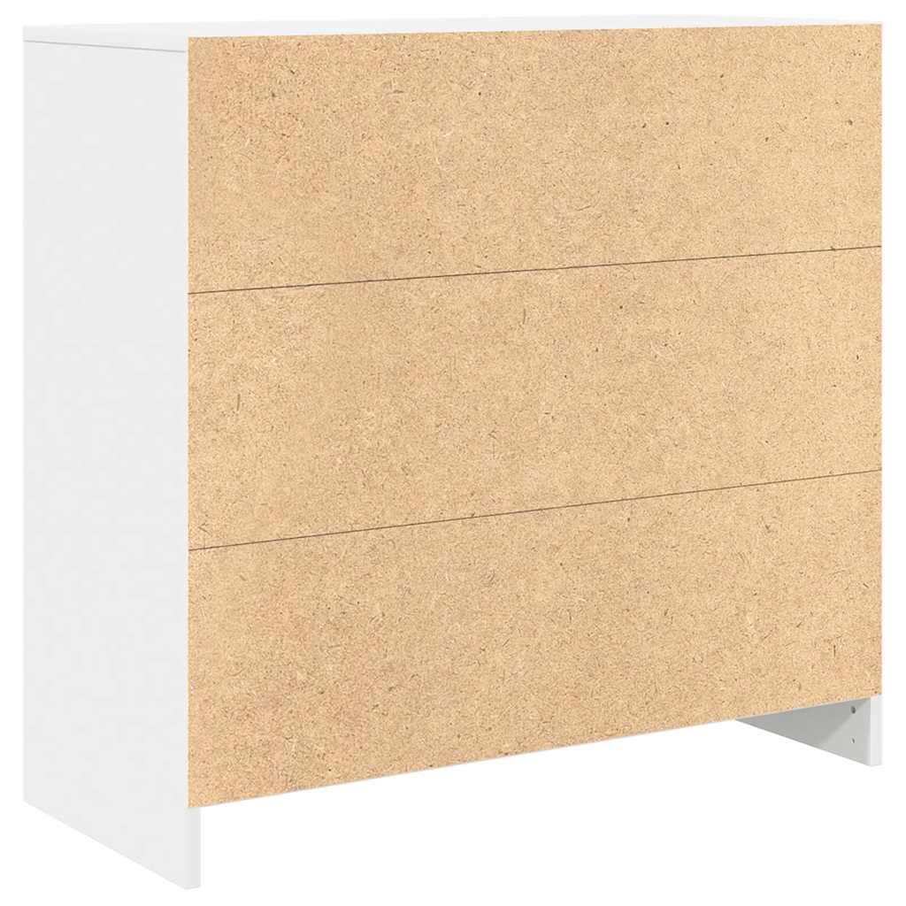 Dressoir met lade 80x34x76 cm spaanplaat wit