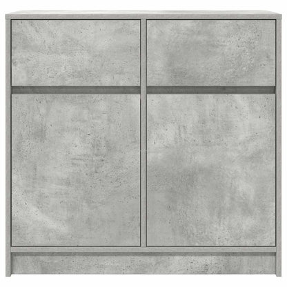 Dressoir met lade 80x34x76 cm spaanplaat betongrijs