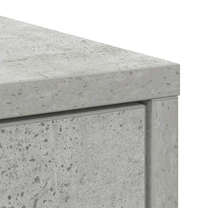 Dressoir met lade 80x34x76 cm spaanplaat betongrijs