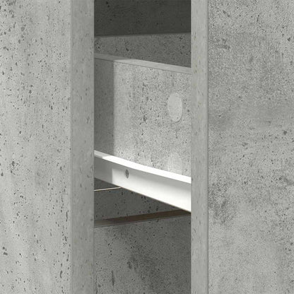 Dressoir met lade 80x34x76 cm spaanplaat betongrijs