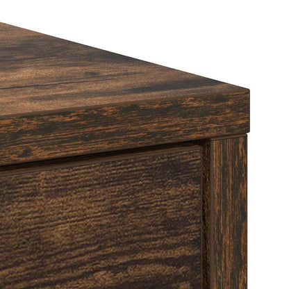 Dressoir met lade 80x34x76 cm spaanplaat gerookt eikenkleurig
