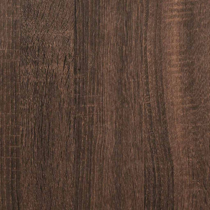 Dressoir met lade 80x34x76 cm spaanplaat bruin eikenkleurig