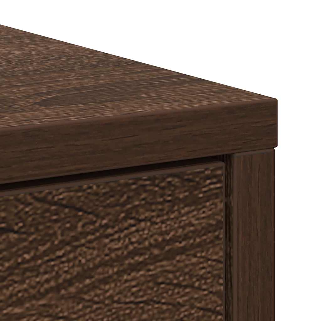 Dressoir met lade 80x34x76 cm spaanplaat bruin eikenkleurig