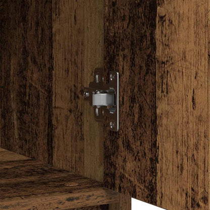 Dressoir met lade 80x34x76 cm spaanplaat oud hout