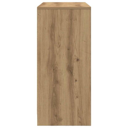 Dressoir lade 80x34x76 cm spaanplaat artisanaal eikenkleurig