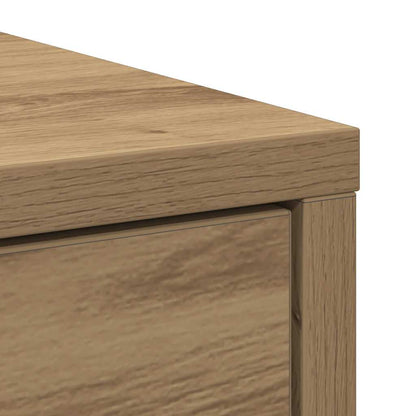 Dressoir lade 80x34x76 cm spaanplaat artisanaal eikenkleurig