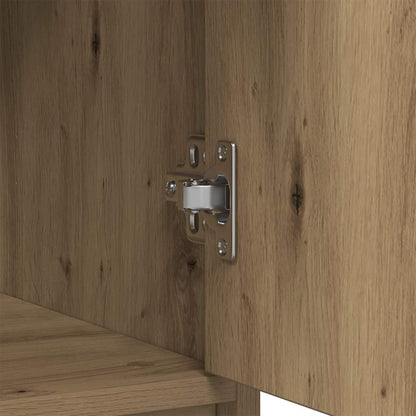 Dressoir lade 80x34x76 cm spaanplaat artisanaal eikenkleurig